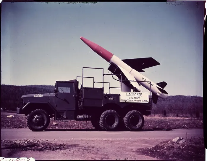 Framed Print : View of US Army Lacrosse Guided Missile