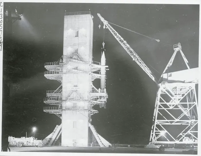 Framed Print : View of Army's Redstone Rocket Framed Print : View of Army's Redstone Rocket