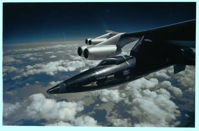 Framed Print : View of B-52 Aircraft Flying Framed Print : View of B-52 Aircraft Flying