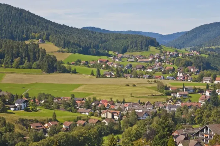 Framed Print : View of Baiersbronn, Black Forest, Baden-Wuerttemberg, Germany, Europe Framed Print : View of Baiersbronn, Black Forest, Baden-Wuerttemberg, Germany, Europe