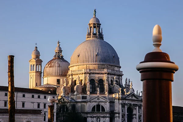 View on Basilica di Santa Maria della Salute in Venice