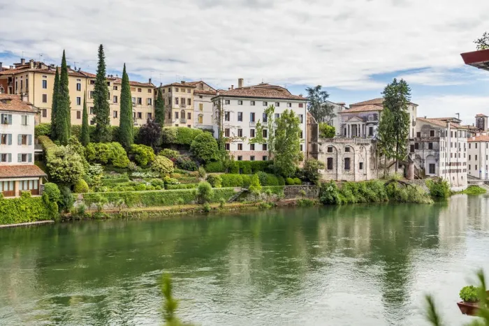 Framed Print : A view of Bassano del Grappa along the river Brenta Framed Print : A view of Bassano del Grappa along the river Brenta