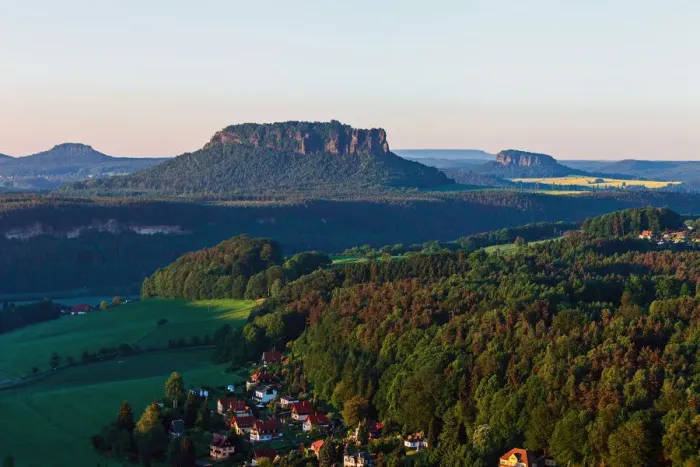Framed Print : View from the Bastei rock formation, Saxon Switzerland National Park, Saxon Switzerland region, Saxony, Germany Framed Print : View from the Bastei rock formation, Saxon Switzerland National Park, Saxon Switzerland region, Saxony, Germany