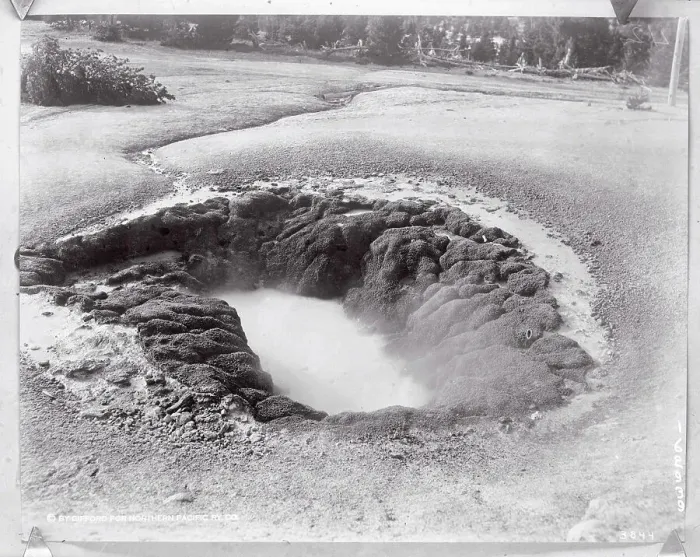 Framed Print : View of Bathtub Geyser Framed Print : View of Bathtub Geyser