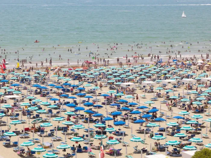 Framed Print : View of the beach with parasols, sun loungers and bathers, Lignano Sabbiadoro, Udine, Adriatic Coast, Italy, Europe Framed Print : View of the beach with parasols, sun loungers and bathers, Lignano Sabbiadoro, Udine, Adriatic Coast, Italy, Europe