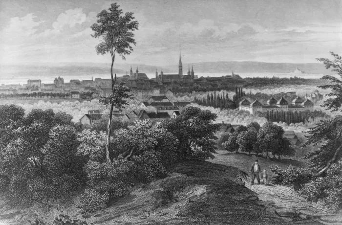 Framed Print : View Of Bonn Framed Print : View Of Bonn