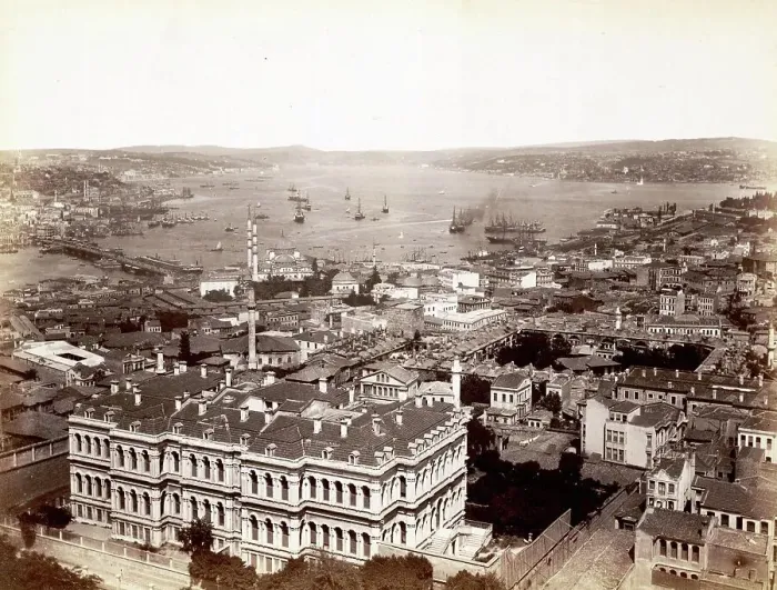 Framed Print : View of the Bosphorus, Constantinople, today Istanbul, 1870, Turkey, Historical, digitally restored reproduction from a 19th century original Framed Print : View of the Bosphorus, Constantinople, today Istanbul, 1870, Turkey, Historical, digitally restored reproduction from a 19th century original
