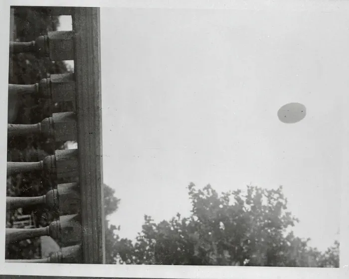 Framed Print : View of Bright Object in Sky