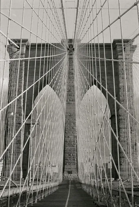 Framed Print : View of the Brooklyn Bridge