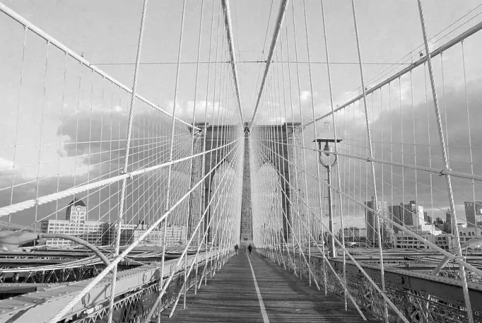 Framed Print : View of the Brooklyn Bridge Framed Print : View of the Brooklyn Bridge