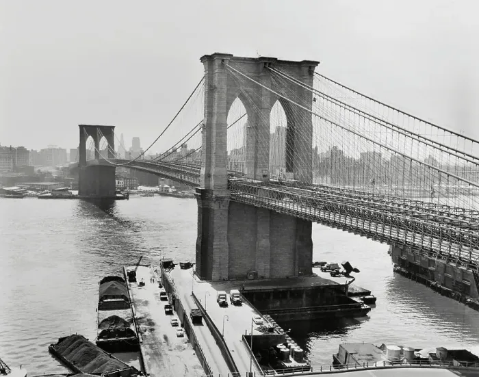 Framed Print : View of the Brooklyn Bridge Framed Print : View of the Brooklyn Bridge