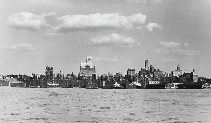 Framed Print : View Of The Brooklyn Skyline