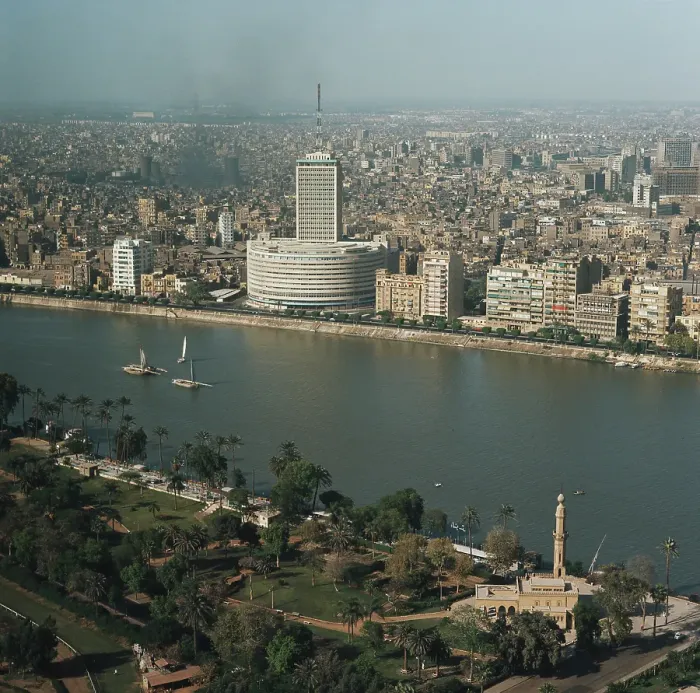 Framed Print : View From The Cairo Tower Framed Print : View From The Cairo Tower