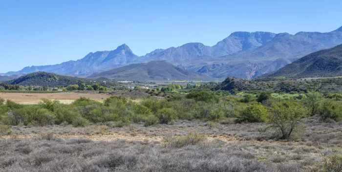 Framed Print : View of Calitzdorp in the distance Framed Print : View of Calitzdorp in the distance
