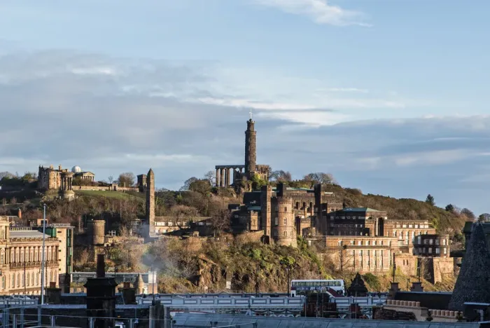 Framed Print : View of Calton Hill and its monuments Framed Print : View of Calton Hill and its monuments