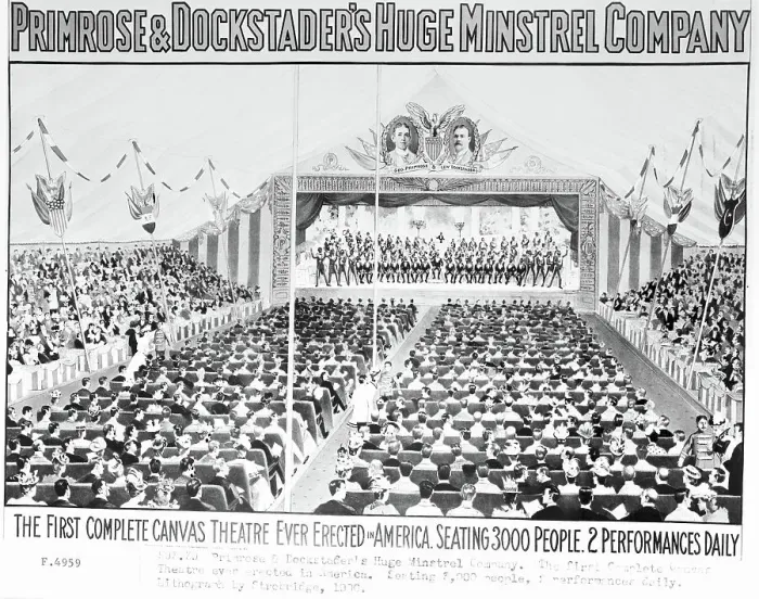 Framed Print : View Of Canvas Tent Sitting Crowd