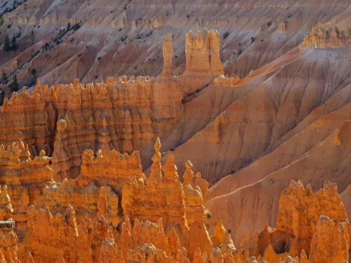 Framed Print : View of canyon with hoodoos, Bryce Canyon National Park, Utah, USA