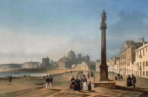 Cadiz. 17th February 1847: A view of Cappricinos Place in Cadiz