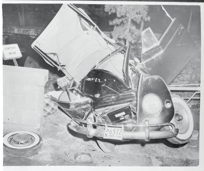 Framed Print : View of a Car Destroyed in a Deadly Crash Framed Print : View of a Car Destroyed in a Deadly Crash