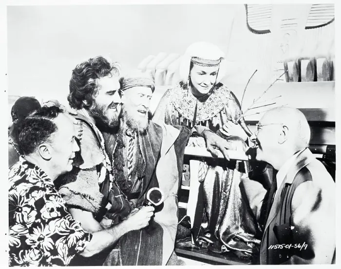 Framed Print : View of Cast Members of The Ten Commandments Framed Print : View of Cast Members of The Ten Commandments