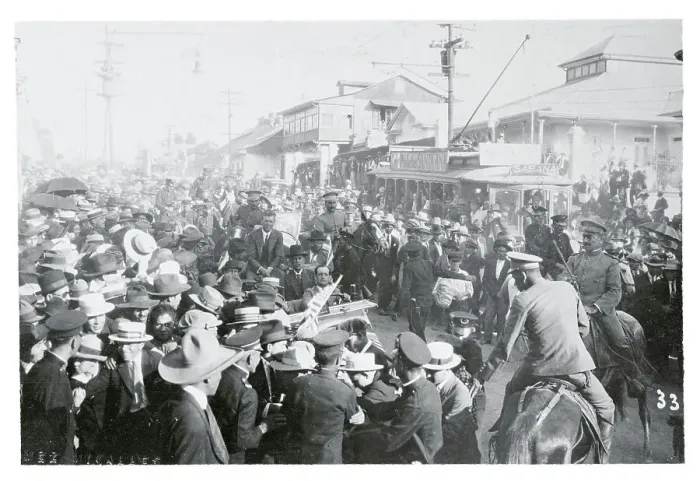 Framed Print : View of Celebration for Lindbergh Framed Print : View of Celebration for Lindbergh