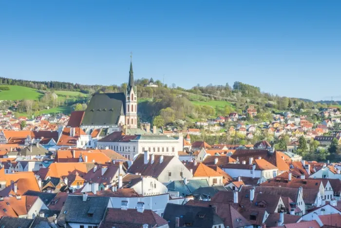 Framed Print : View of Cesky Krumlov Czech Republic Framed Print : View of Cesky Krumlov Czech Republic