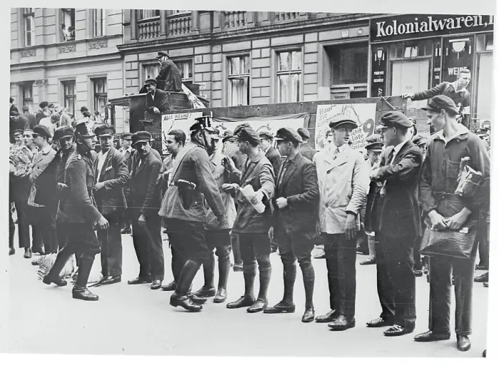 Framed Print : View of Citizens During Election Day in Germany Framed Print : View of Citizens During Election Day in Germany