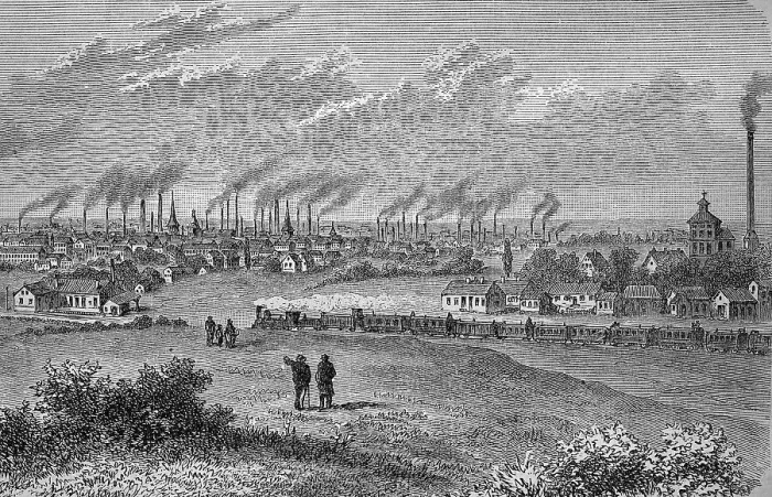 Framed Print : View of the city of Essen, Ruhr area, North Rhine-Westphalia, Germany, in 1881, Historic, digital reproduction of an original 19th-century painting Framed Print : View of the city of Essen, Ruhr area, North Rhine-Westphalia, Germany, in 1881, Historic, digital reproduction of an original 19th-century painting