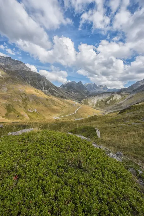 Framed Print : View of the Col du Galibier mountain pass, Savoie, France Framed Print : View of the Col du Galibier mountain pass, Savoie, France