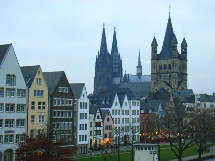 Framed Print : View of Cologne with the cathedral, Germany Framed Print : View of Cologne with the cathedral, Germany
