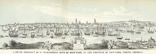 View Of Colonial Lower Manhattan