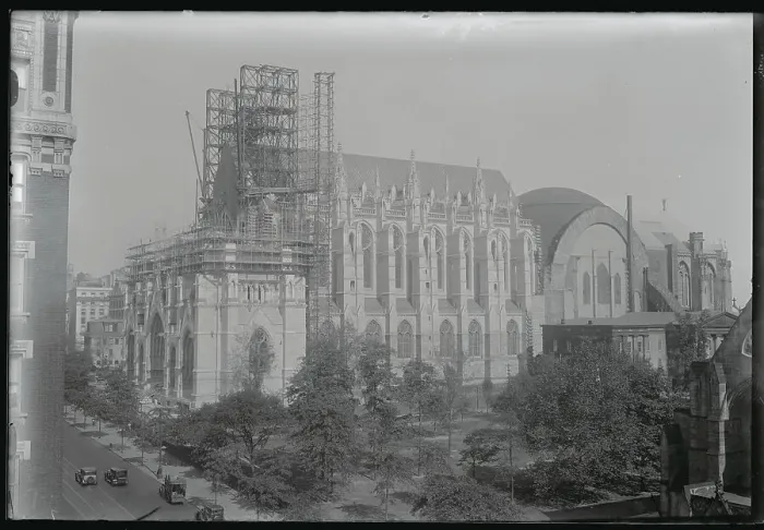 Framed Print : View of the Construction of the Cathedral of St John the Devine Framed Print : View of the Construction of the Cathedral of St John the Devine