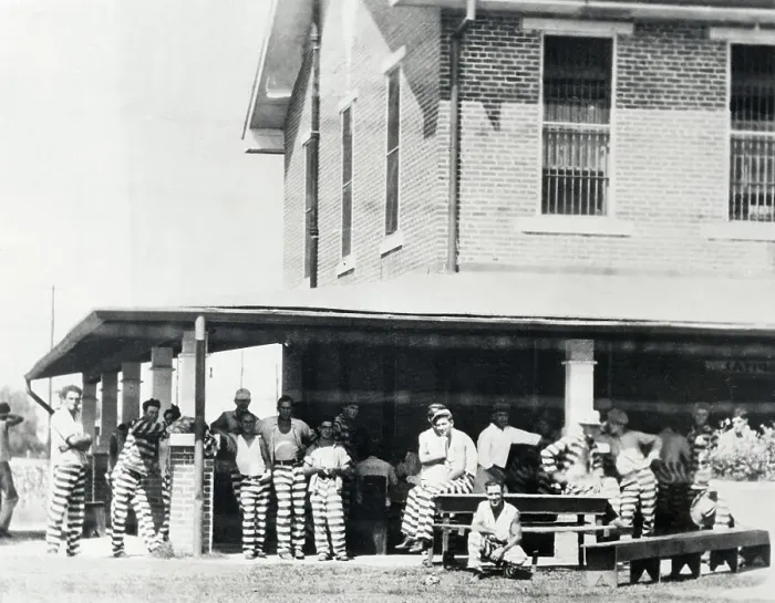 Framed Print : View of Convicts at Angola Prison Farm Framed Print : View of Convicts at Angola Prison Farm