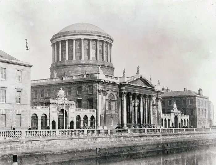 Framed Print : View of Four Courts Law Building Framed Print : View of Four Courts Law Building