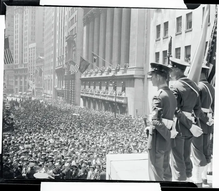 Framed Print : View of Crowd at War Bond Rally Framed Print : View of Crowd at War Bond Rally