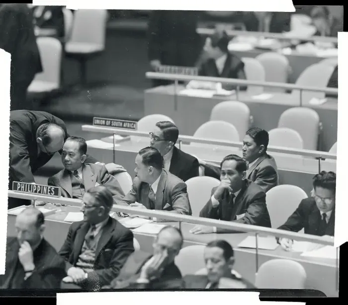 Framed Print : View of Delegates in United Nations Framed Print : View of Delegates in United Nations
