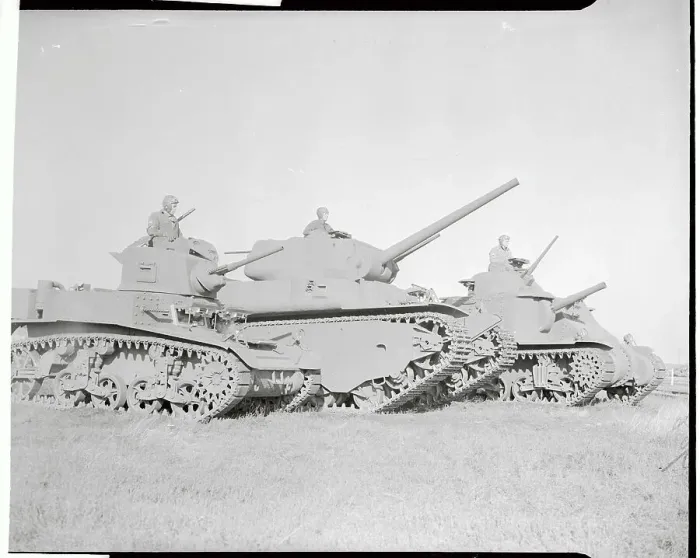 Framed Print : View of Different Weight Army Tanks Framed Print : View of Different Weight Army Tanks