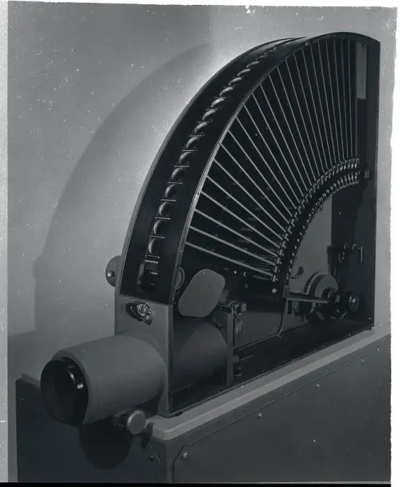 Framed Print : View of Early Beckman and Whitley Camera Framed Print : View of Early Beckman and Whitley Camera