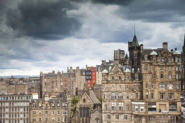 View of Edinburghs Old Town