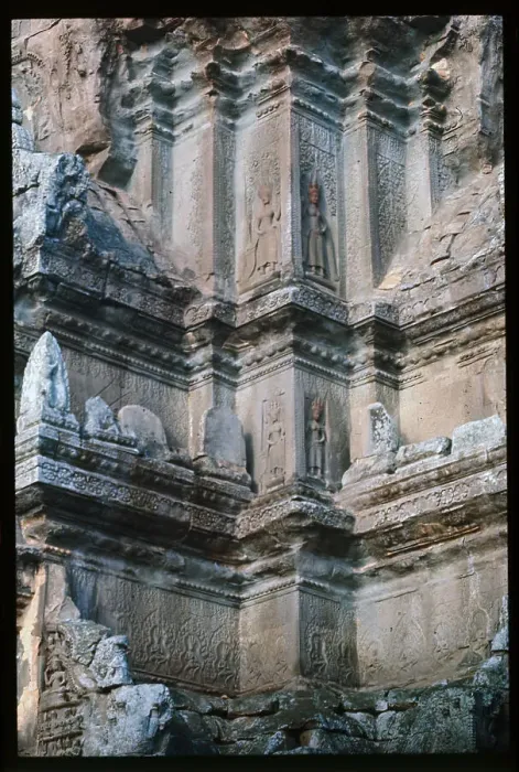 Framed Print : View Exterior Wall of Temple Framed Print : View Exterior Wall of Temple