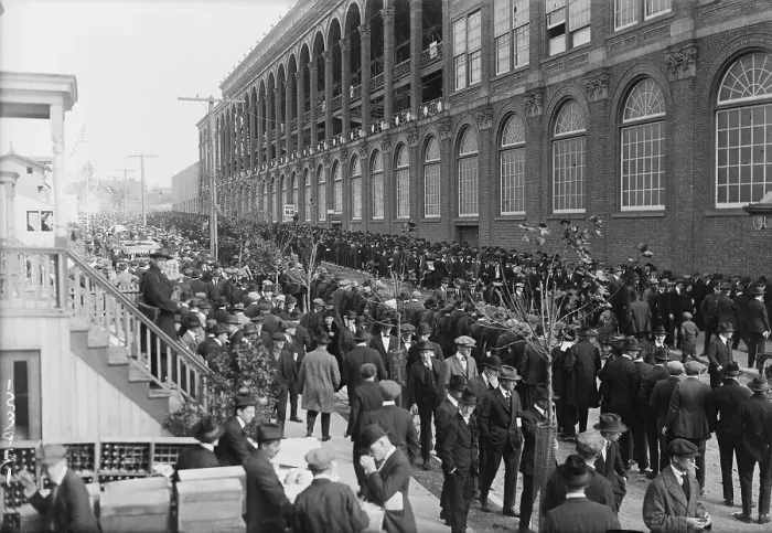 Framed Print : View of Fans for World Series Game Framed Print : View of Fans for World Series Game