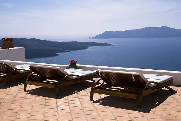 The view, Fira, Santorini, Greece