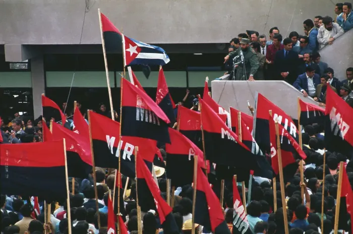 Framed Print : View of Flag Displayed Rally by Fidel Castro Framed Print : View of Flag Displayed Rally by Fidel Castro