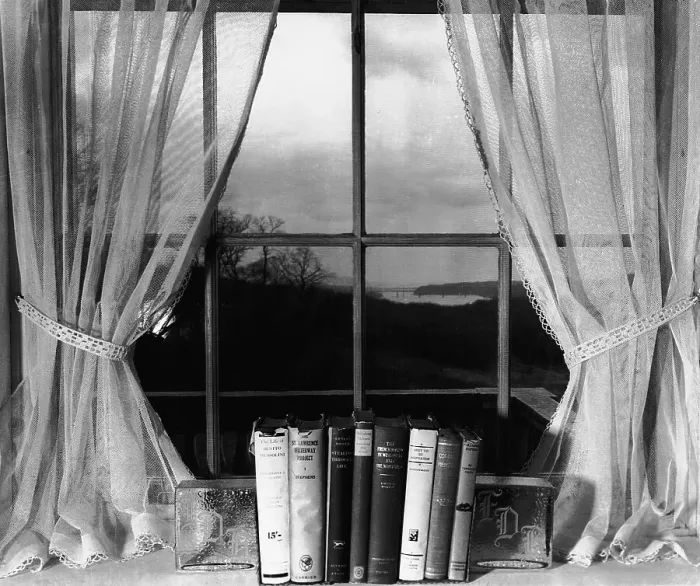 Framed Print : View from Franklin D. Roosevelt's Bedroom Window Framed Print : View from Franklin D. Roosevelt's Bedroom Window