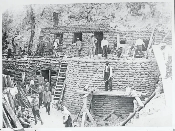Framed Print : View of French Formidable Dugout During Wartime Framed Print : View of French Formidable Dugout During Wartime