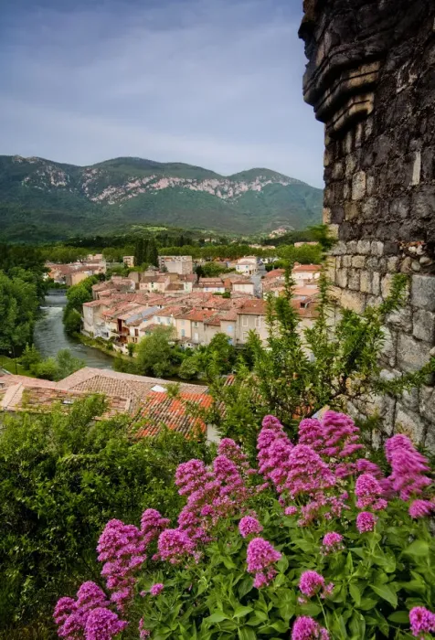 Framed Print : View of French village Framed Print : View of French village