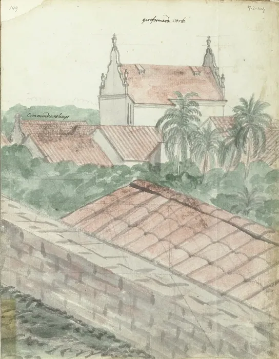 Framed Print : View Over Galle Framed Print : View Over Galle