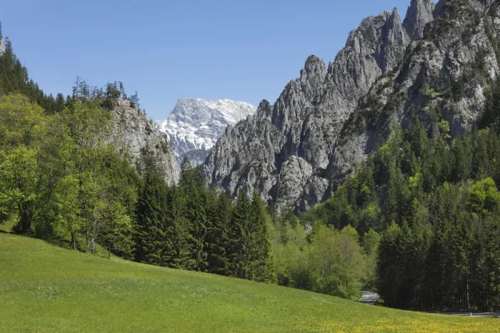 Framed Print : View of Gesaeuse National Park as seen from Johnsbach, Ennstal Alps, Upper Styria, Styria, Austria, Europe Framed Print : View of Gesaeuse National Park as seen from Johnsbach, Ennstal Alps, Upper Styria, Styria, Austria, Europe