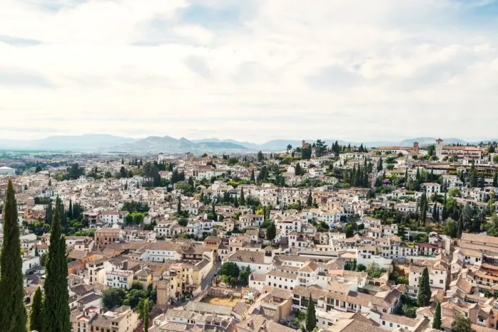 Framed Print : View over Granada