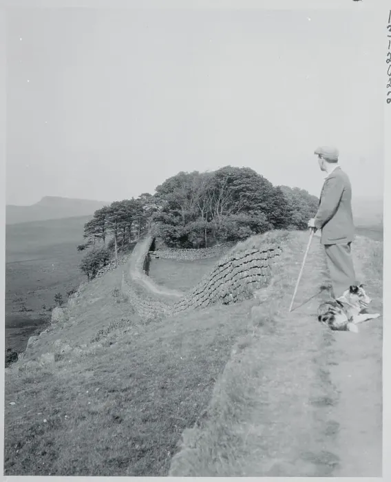 Framed Print : View of Hadrians Wall